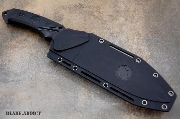 11" Black Hunting Fixed Blade Survival Knife