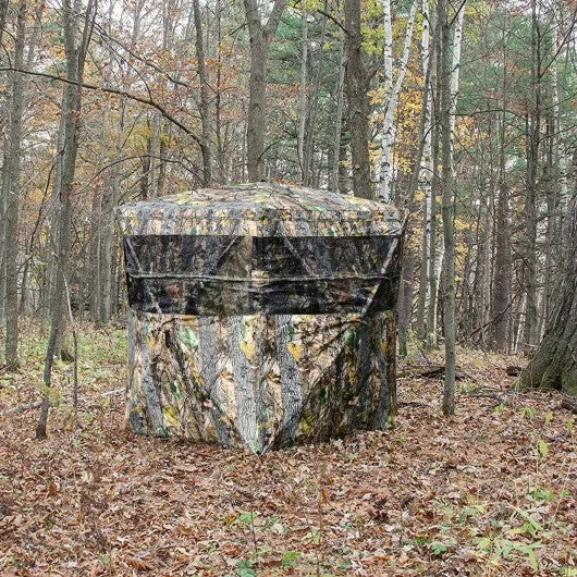 3 Person Hunting camouflage Surround View Tent with Slide Mesh Window