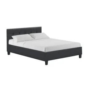 Agnes Double Bed Frame Charcoal