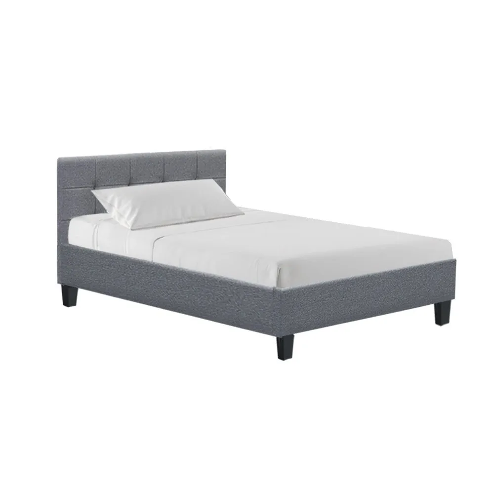 Agnes King Single Bed Frame Grey