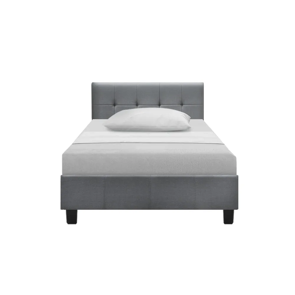 Agnes King Single Bed Frame Grey