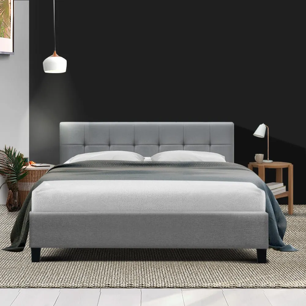 Agnes Queen Bed Frame Grey