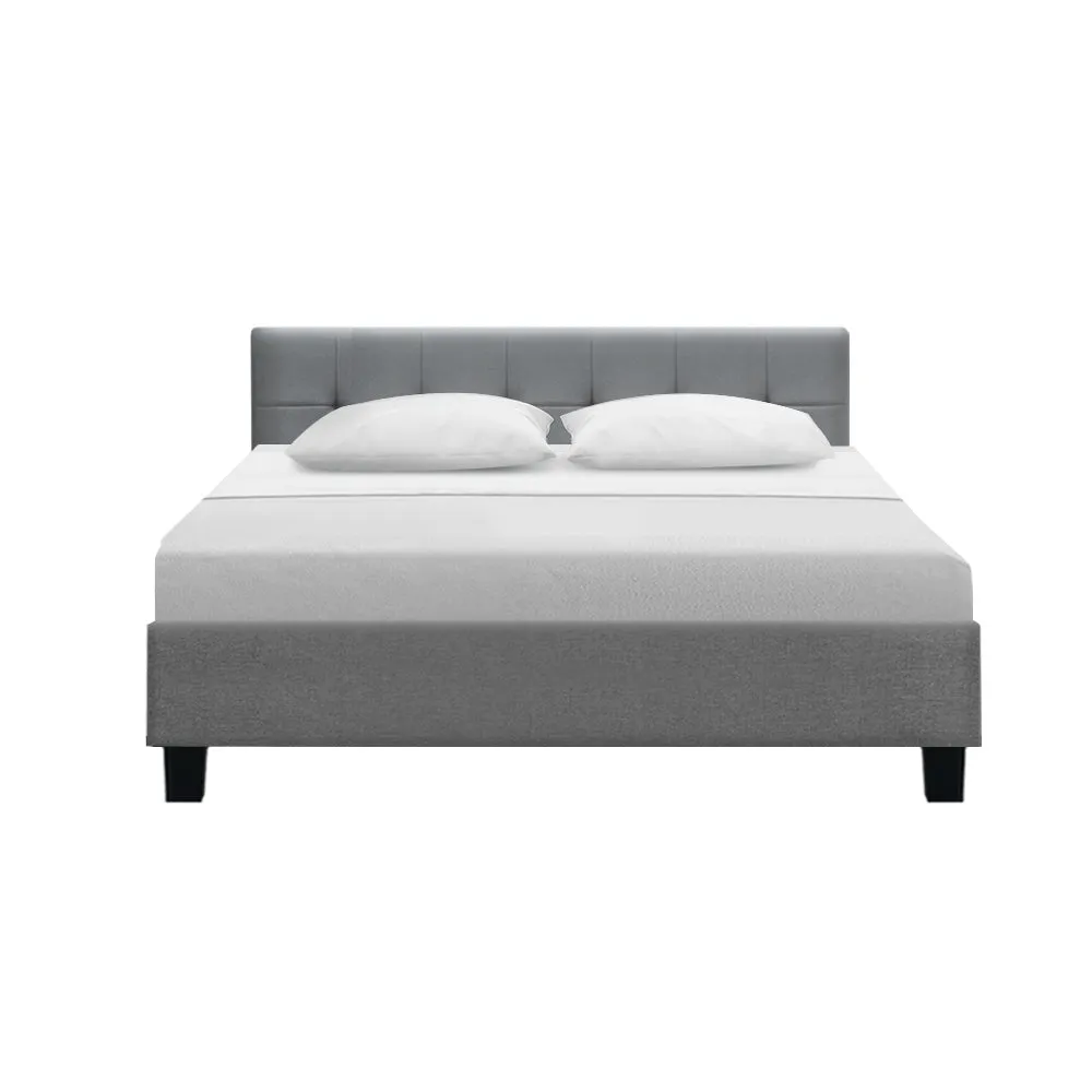 Agnes Queen Bed Frame Grey