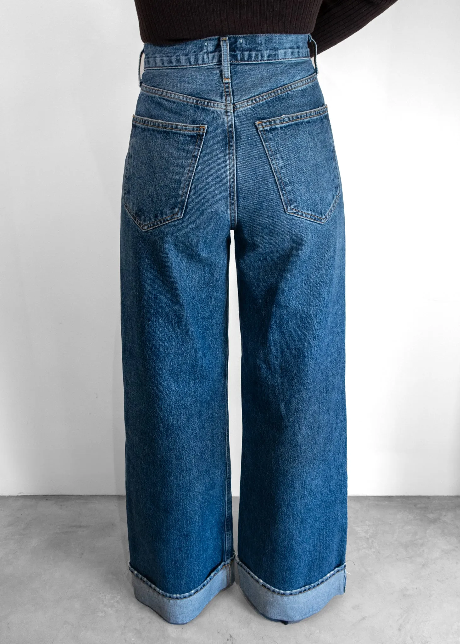 Agolde Dame Straight-leg Denim Jeans