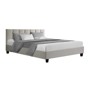 Alma Queen Bed Frame Beige