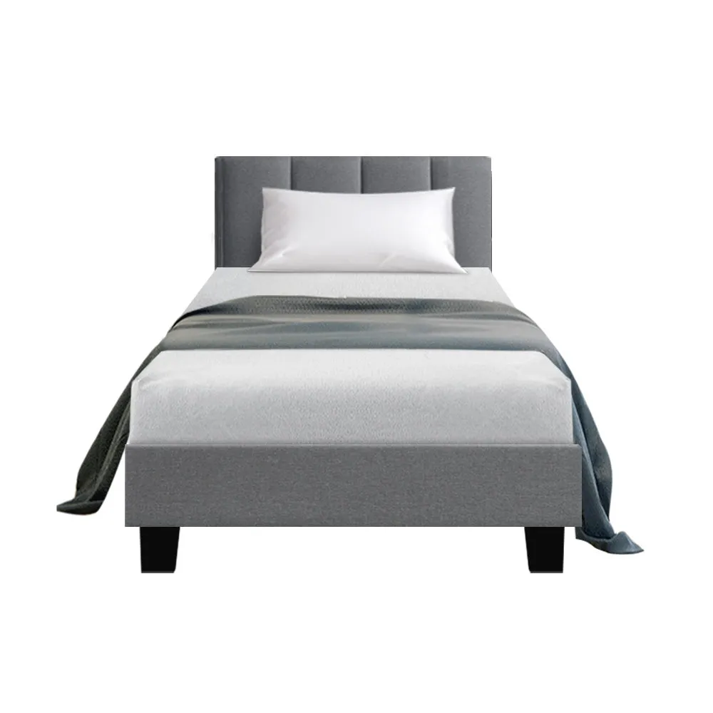 Alma Single Bed Frame Grey