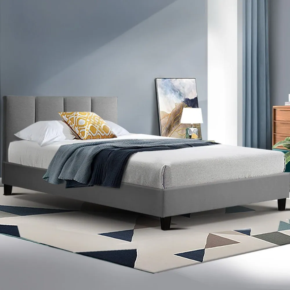 Alma Single Bed Frame Grey