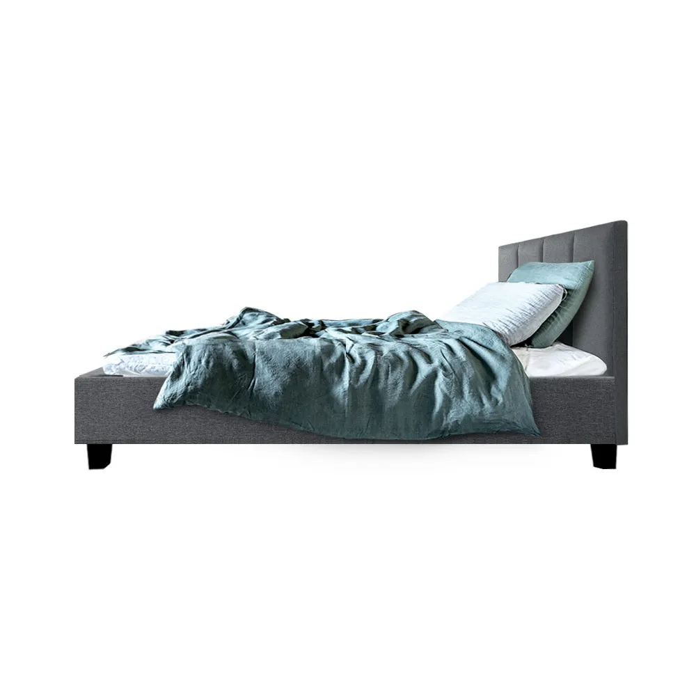 Alma Single Bed Frame Grey