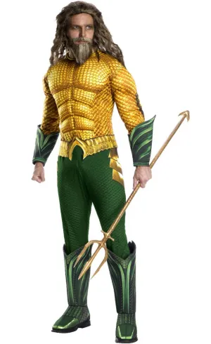 Aquaman Deluxe Muscular Mens Costume