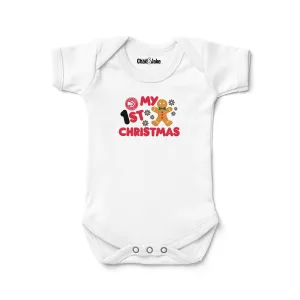 Atlanta Hawks "My First Christmas Gingerbread" Bodysuit