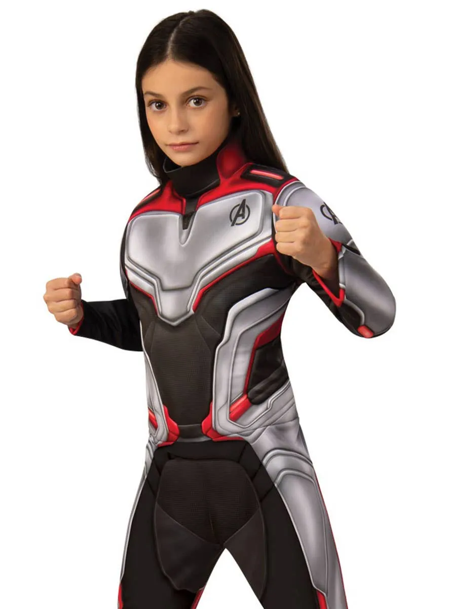 Avengers Endgame Deluxe Team Suit Girls Costume