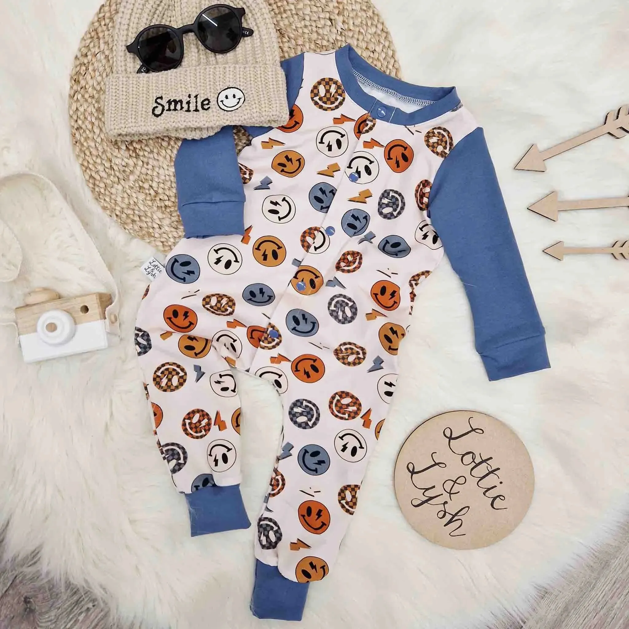 Baby & Toddler Romper | Vintage Smiles Romper