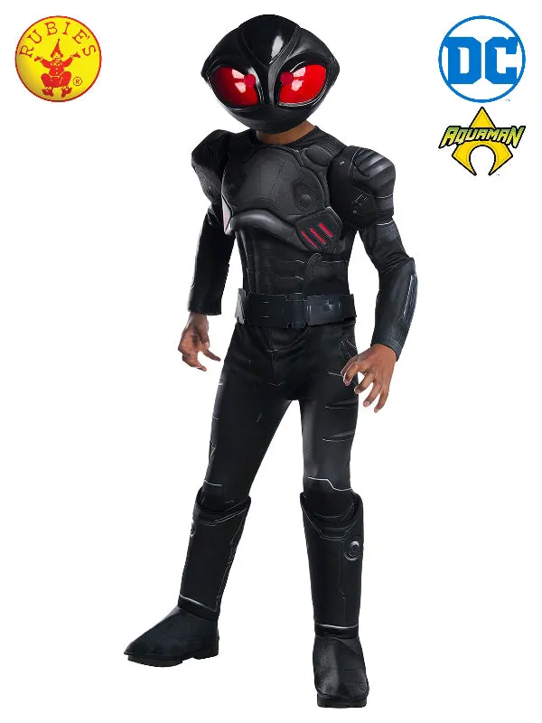 BLACK MANTA DELUXE COSTUME, CHILD