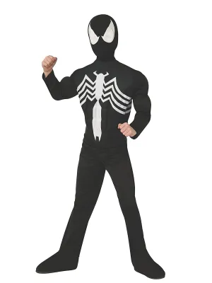 Black Spider-Man Deluxe Costume for Kids - Marvel Spider-Man