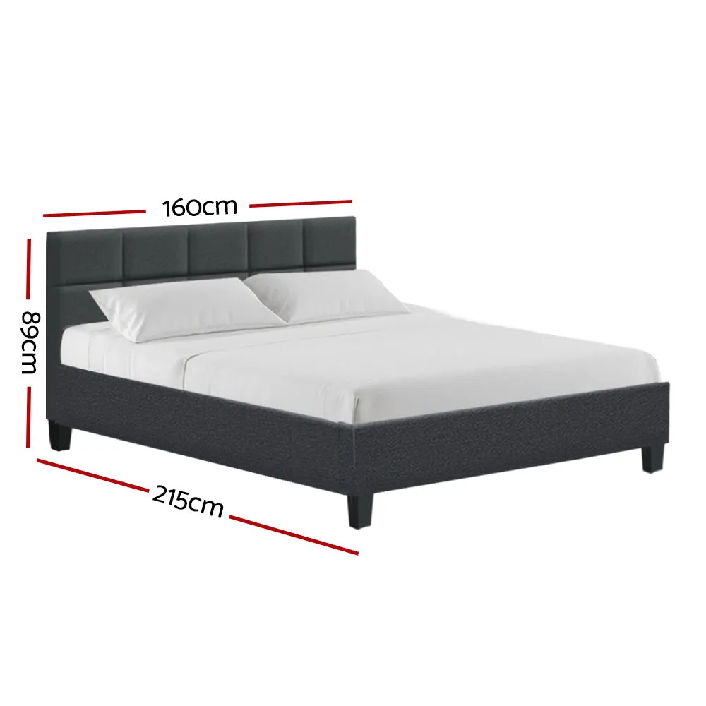 Bondi Queen Bed Frame Charcoal