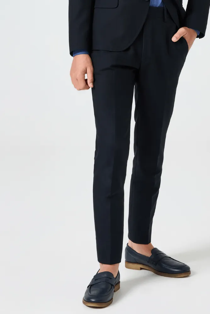 Bowie Chino Pants - Black Cotton