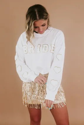 Bride Patch Crewneck, Ivory