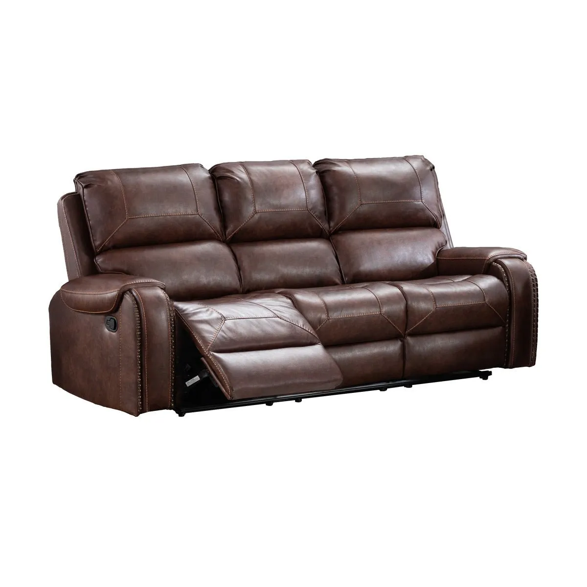 Caesar Brown Reclining Sofa