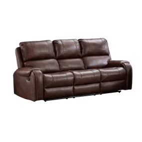 Caesar Brown Reclining Sofa