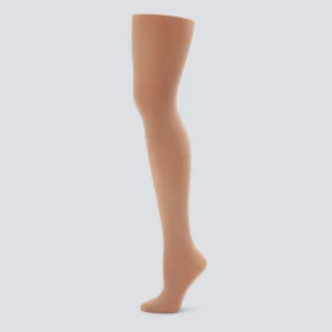 Capezio Ultra Soft Self Knit Waistband Footed Tight