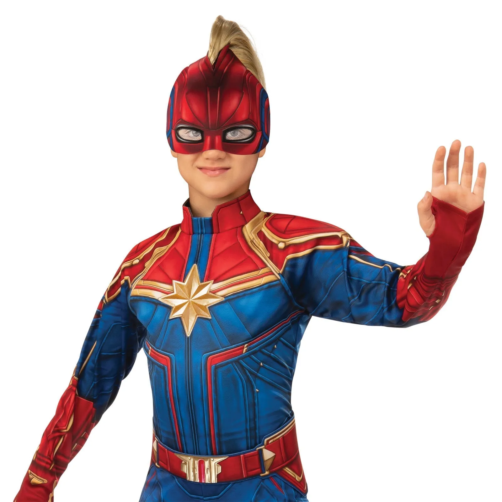 Captain Marvel Deluxe Costume for Kids - Marvel Captain Marvel