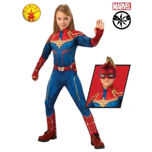 Captain Marvel Deluxe Hero Suit for 3-5 Yrs Old