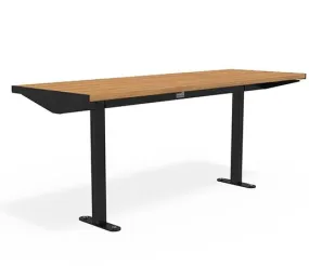 Citi Elements Powder Coated and Hardwood Timber Table