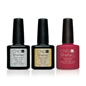 CND - Shellac Combo - Base, Top & Tartan Punk