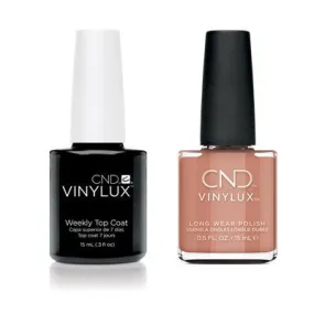 CND - Vinylux Topcoat & Flowerbed Folly 0.5 oz - #346