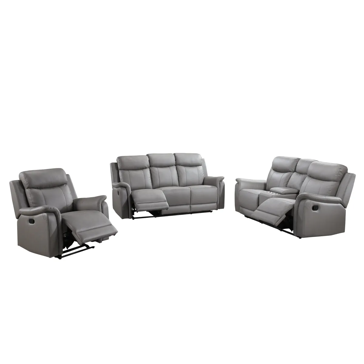 ComfortMaxx Reclining Loveseat with Console