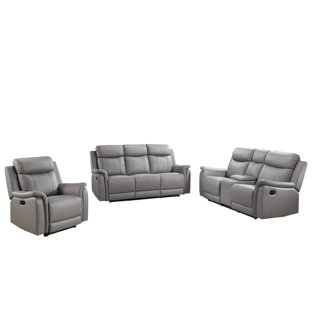 ComfortMaxx Reclining Loveseat with Console