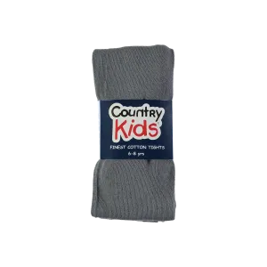 Country Kids Luxury Cotton Tights Slate Grey