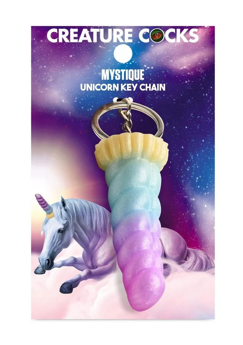 Creature Cocks Mystique Unicorn Keychain