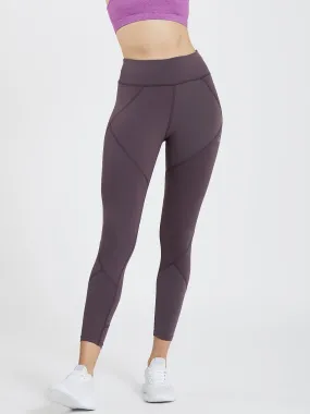 Creeluxe Graceful English Violet Ankle Length Leggings