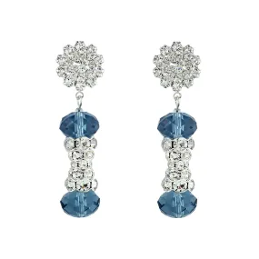 Crystal Embellished Statement Earrings