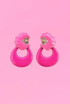 Daphne Earrings - Pink