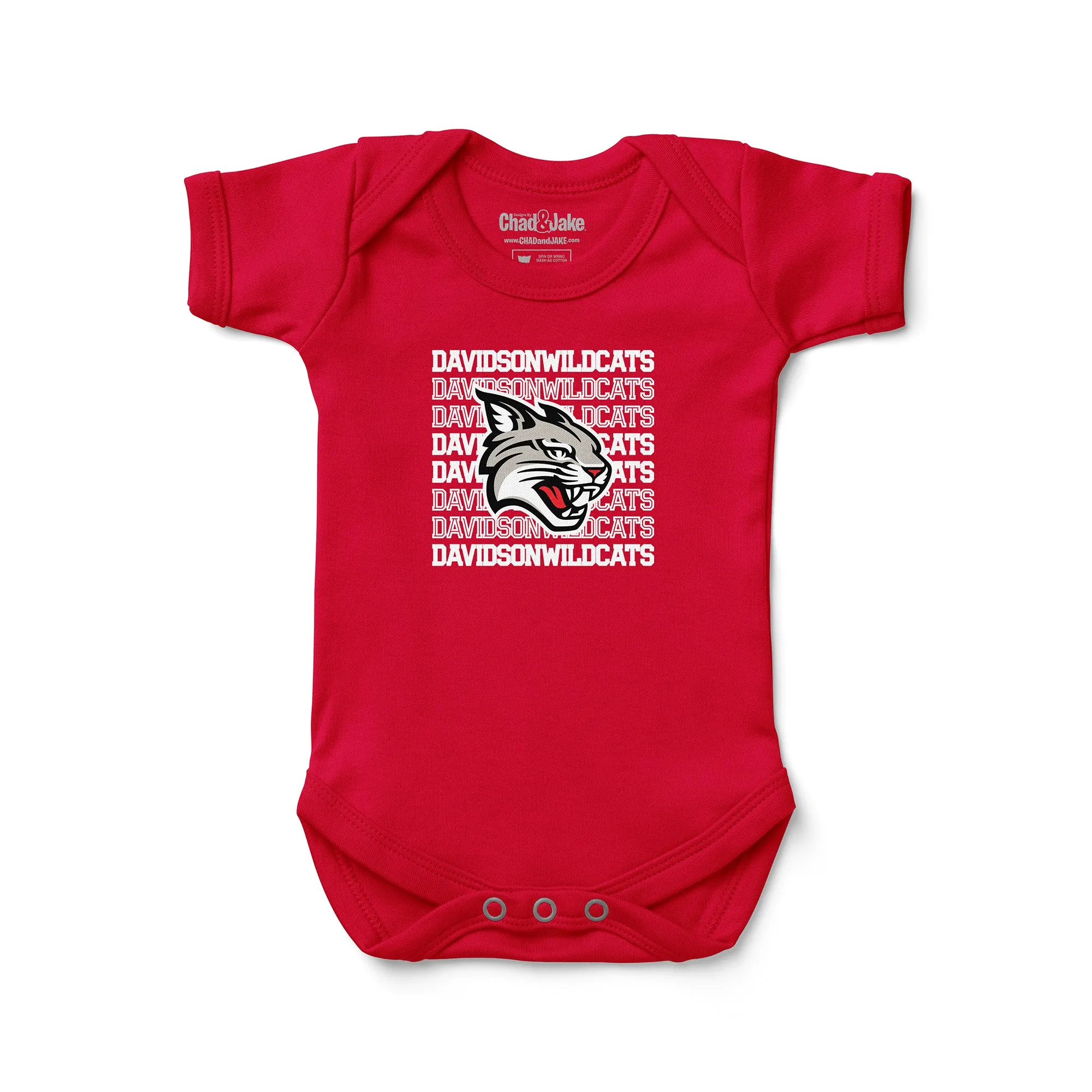 Davidson Wildcats Retro Bodysuit