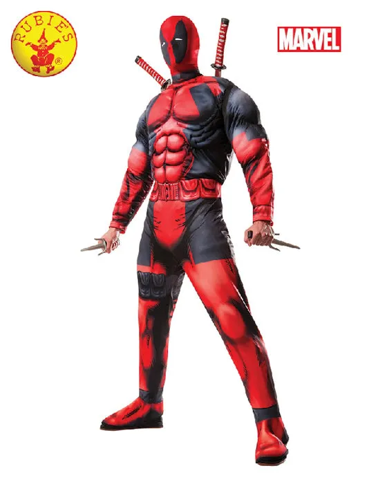 DEADPOOL DELUXE COSTUME, ADULT