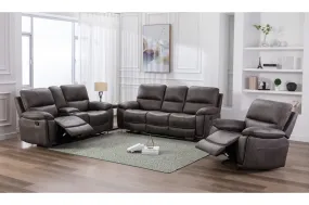 Easton Grey Reclining Living Set