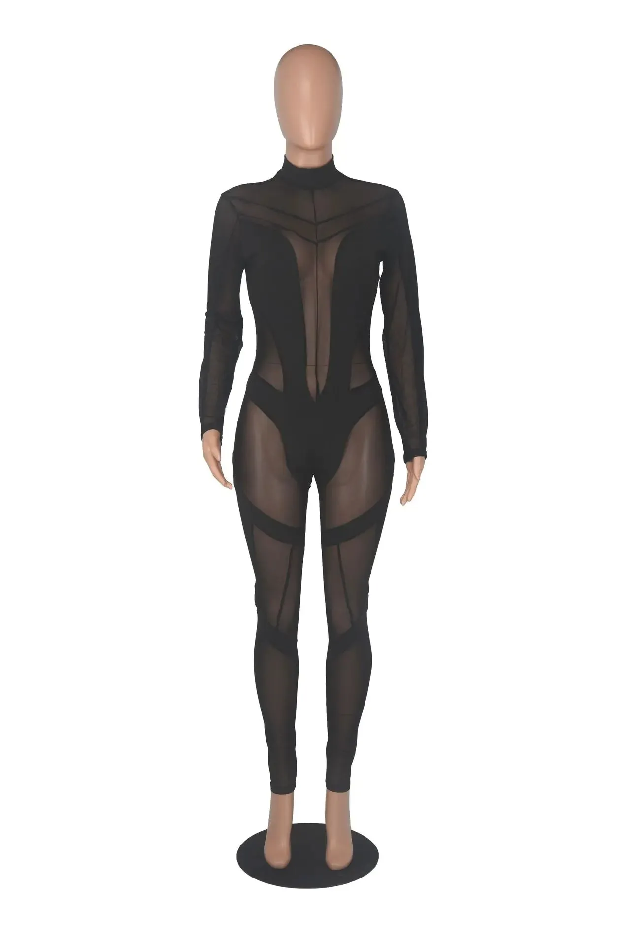 Echoine Stretch See Through Jumpsuit