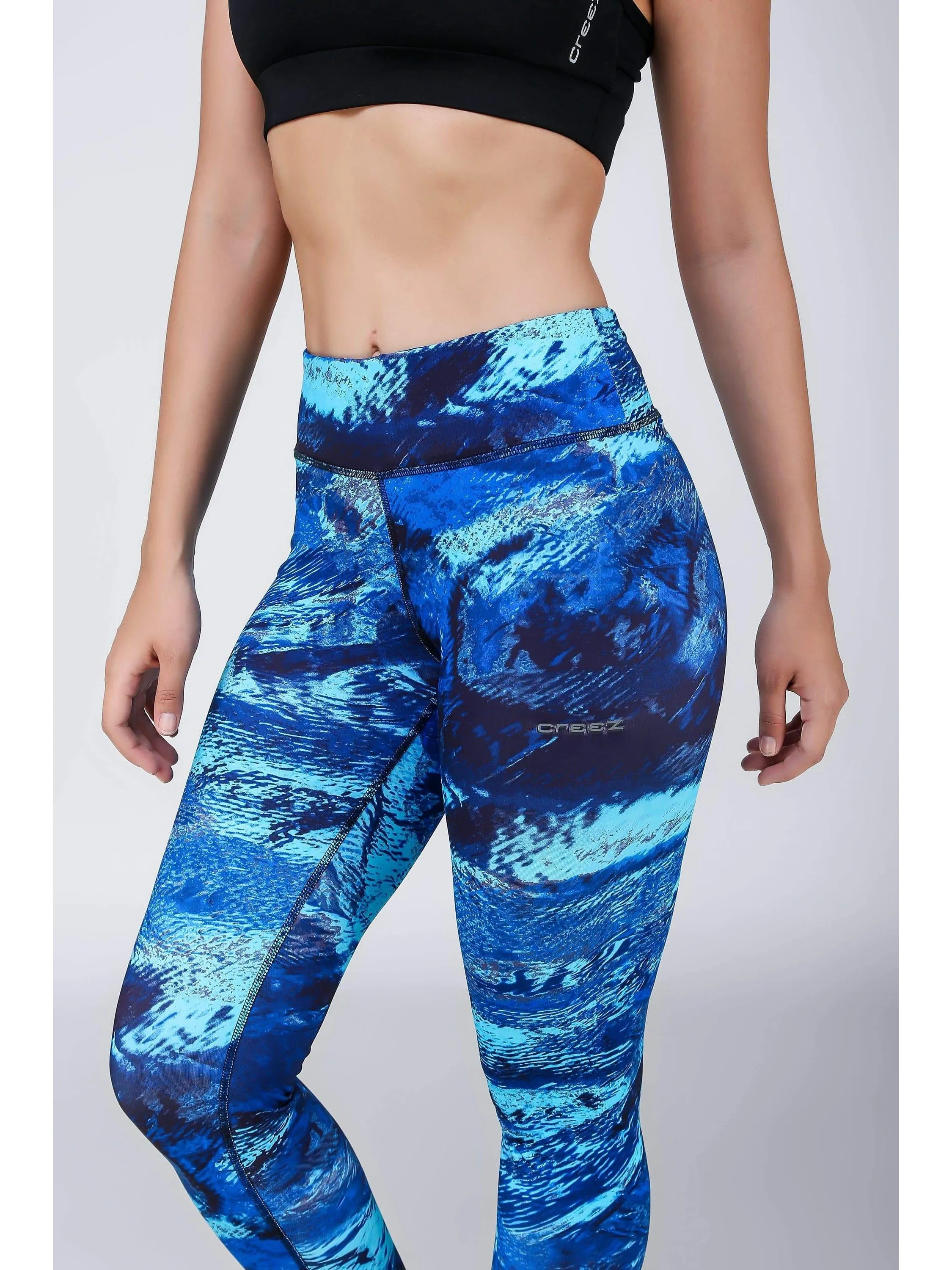 Essential Aqua Life Printed Leggings