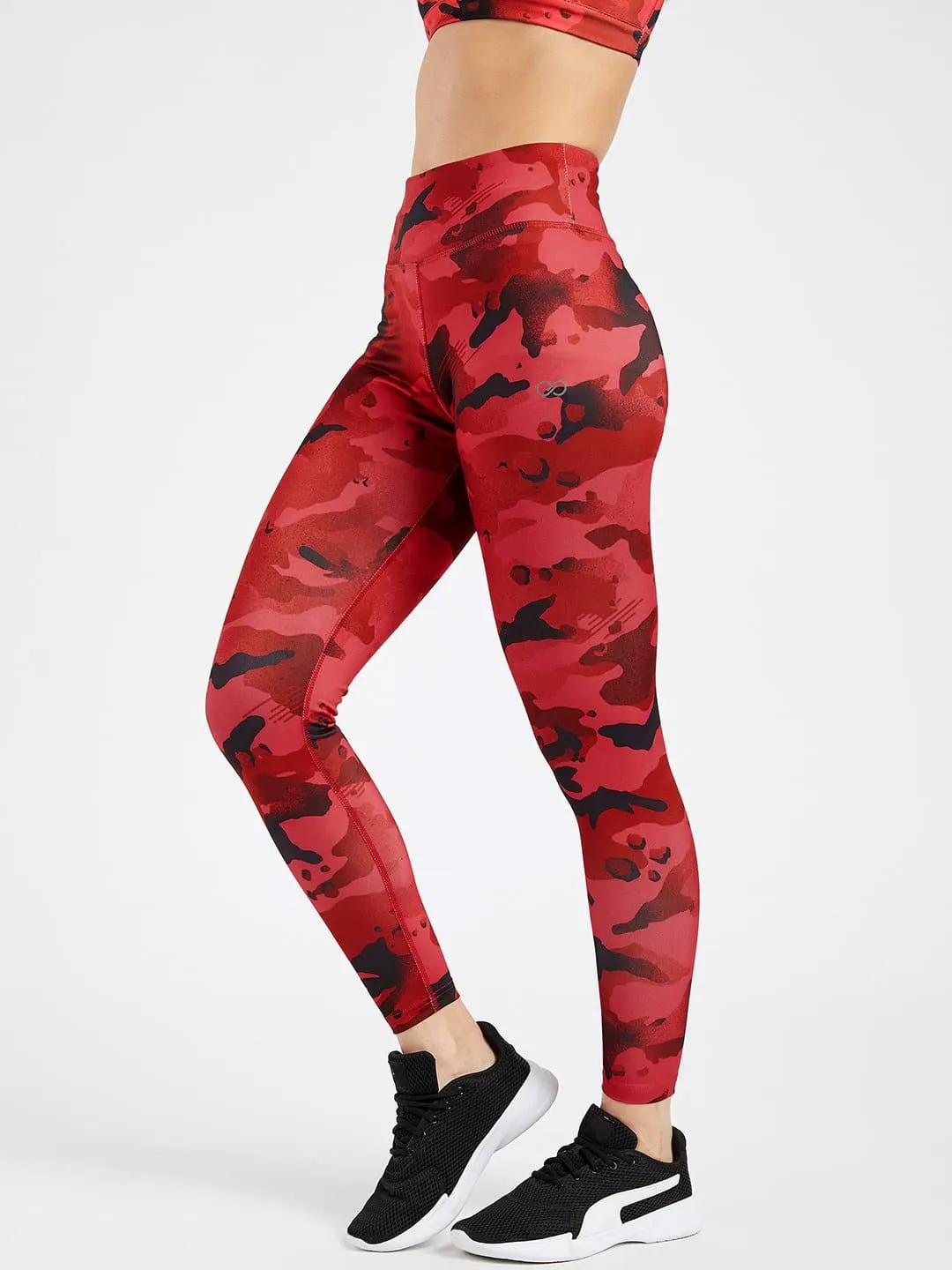 Essential Camo Printed Full Length Leggings#1