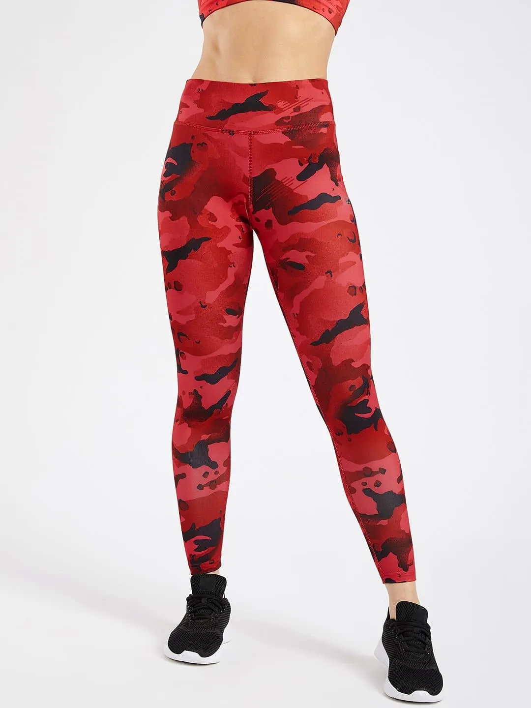 Essential Camo Printed Full Length Leggings#1