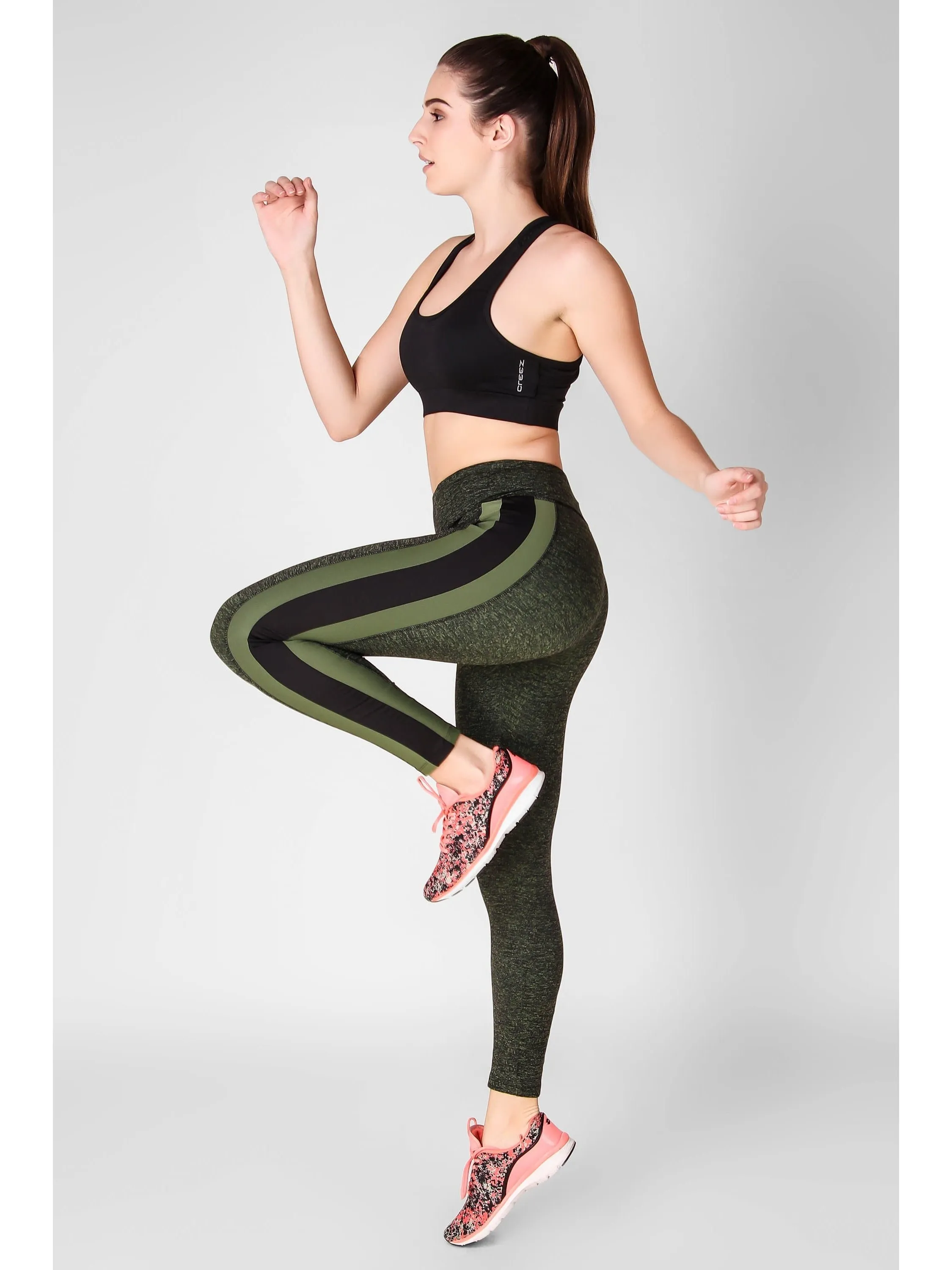 Essential Side Paneled Marl Leggings