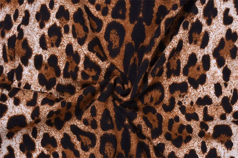 Funki Buys | Pants | Women's Leopard Print Stretch  Flared Pants