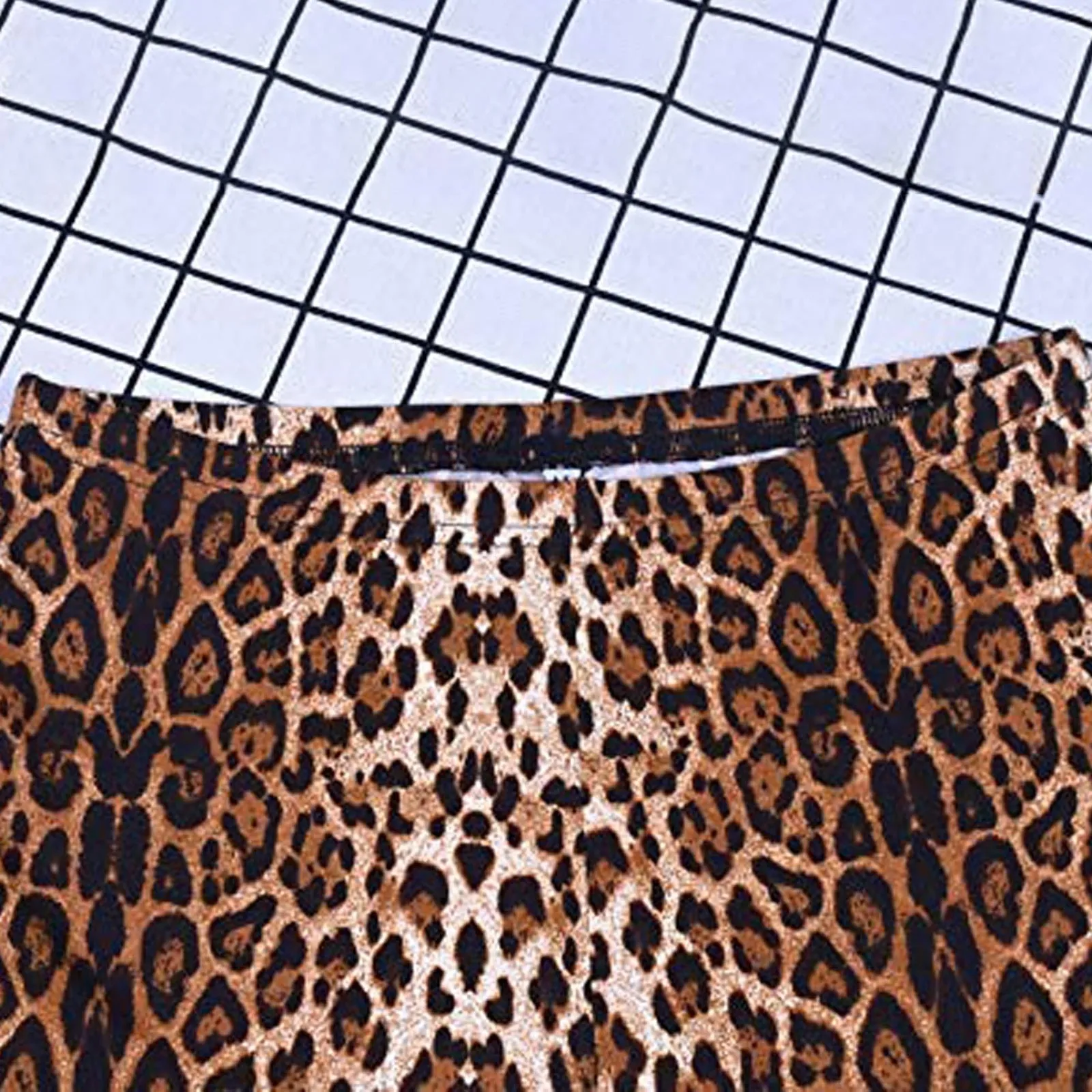 Funki Buys | Pants | Women's Leopard Print Stretch  Flared Pants