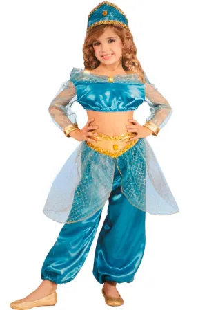 Genie Princess Girls Fancy Dress Costume