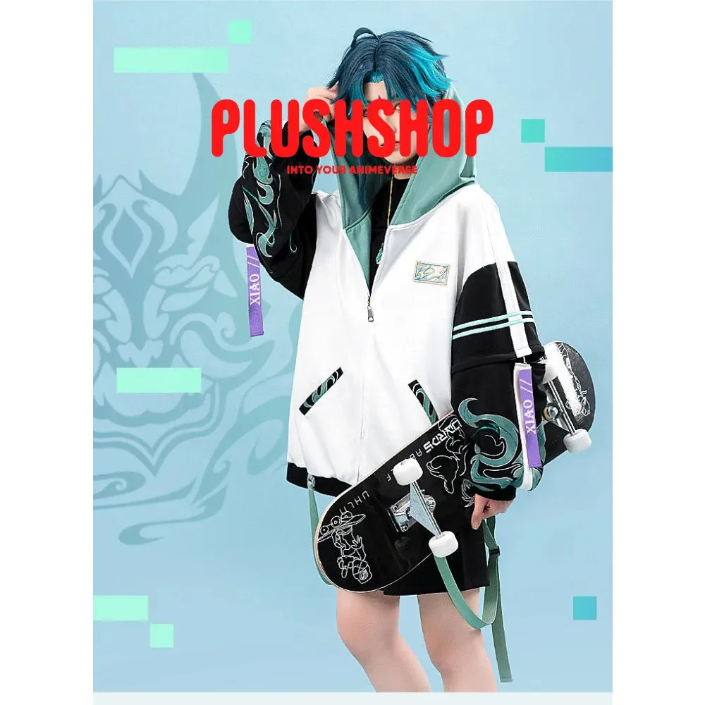 Genshin Impact Xiao&Wanderer Theme Costume Cosplay Casual Wearing Outfit Coat