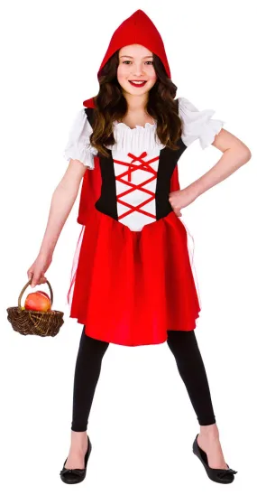 Girls Little Red Riding Hood Fairytale Costume