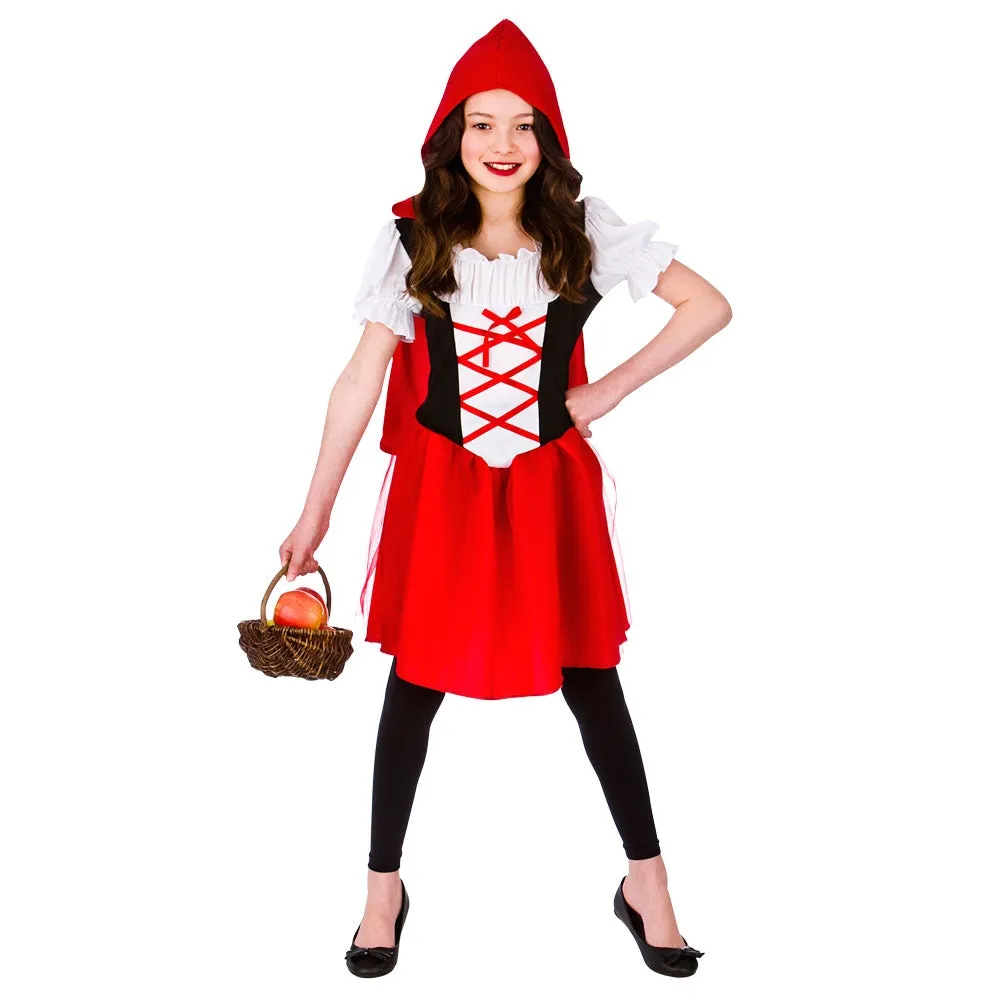 Girls Little Red Riding Hood Fairytale Costume